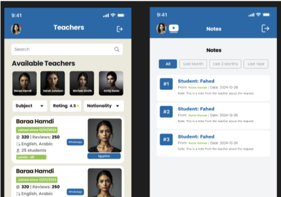 Saboura – Tutor Finder & Education Management App